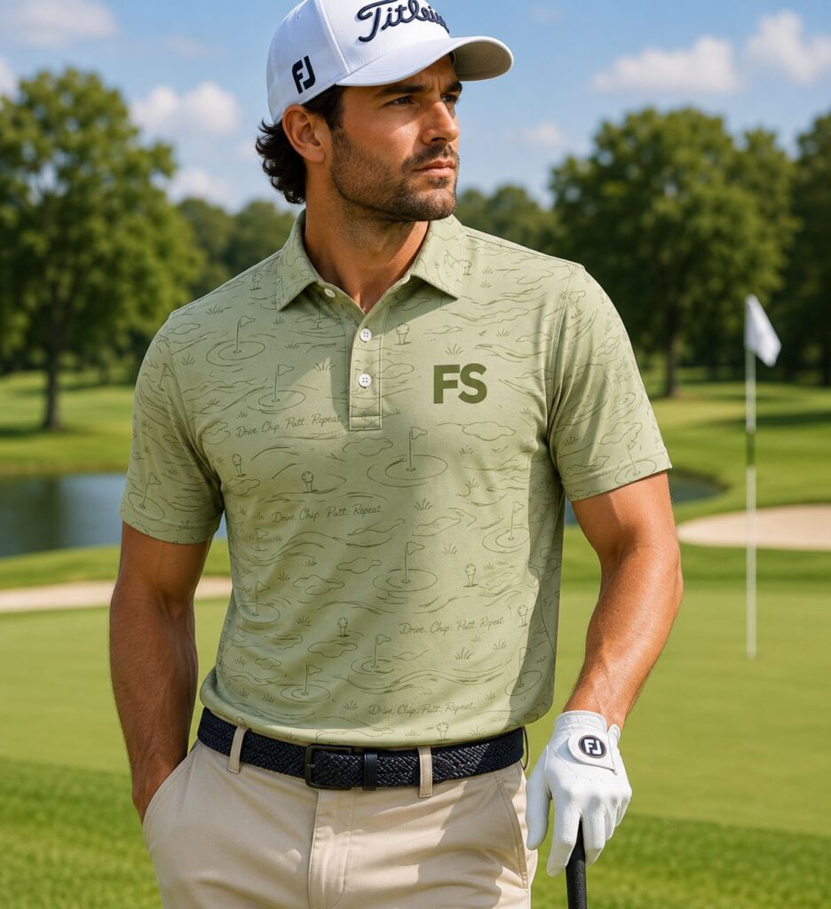 Sage golf shirt